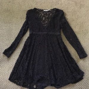 Urban outfitters black lace dress, size 2